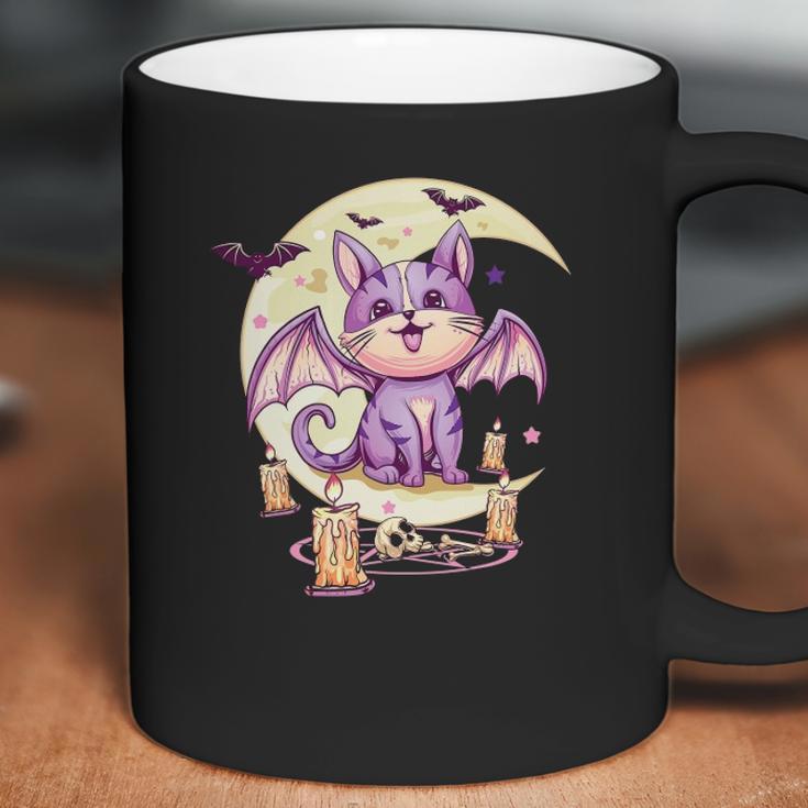 Kawaii Pastel Goth Cute Creepy Cat Vaporwave Menhera Nu Goth Coffee Mug