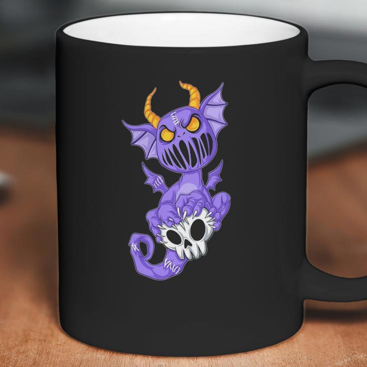 Kawaii Pastel Goth Cute Creepy Demon Dragon & Skull Coffee Mug