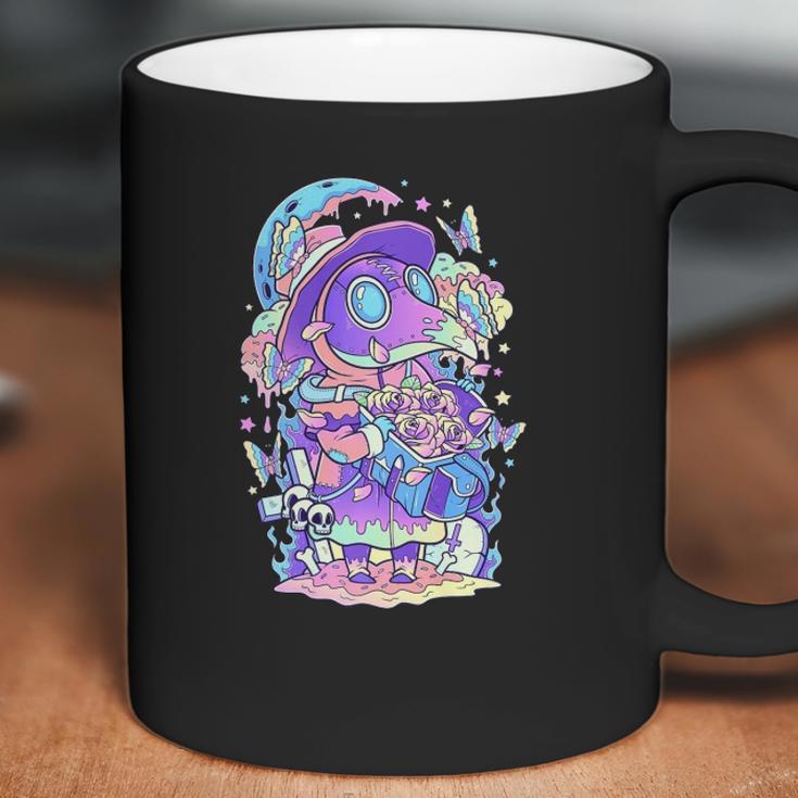 Kawaii Pastel Goth Cute And Creepy Plague Doctor Coffee Mug