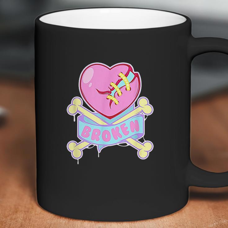 Kawaii Pastel Goth Emo Broken Heart Goth Aesthetic Aesthetic Gifts Coffee Mug