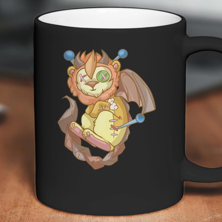 Kawaii Pastel Goth Voodoo Doll Cute Manticore Coffee Mug