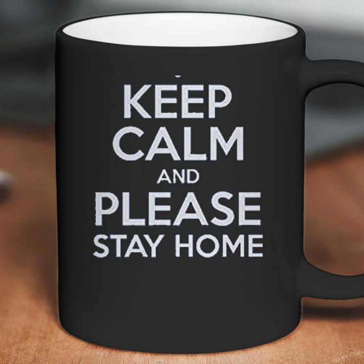 Keep Calm Stay Home Social Distancing Coffee Mug