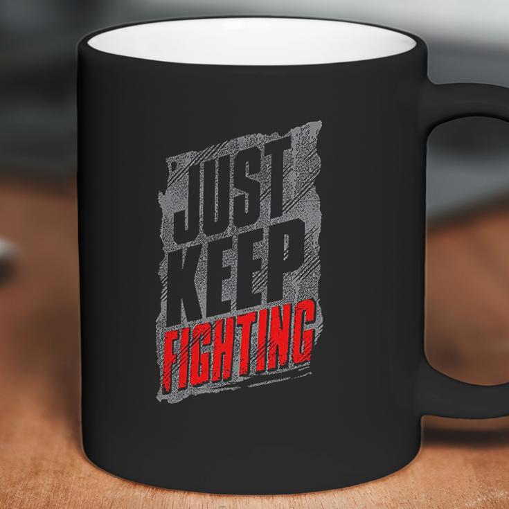 Kevin Owens Just Keep Fighting Authentic Coffee Mug