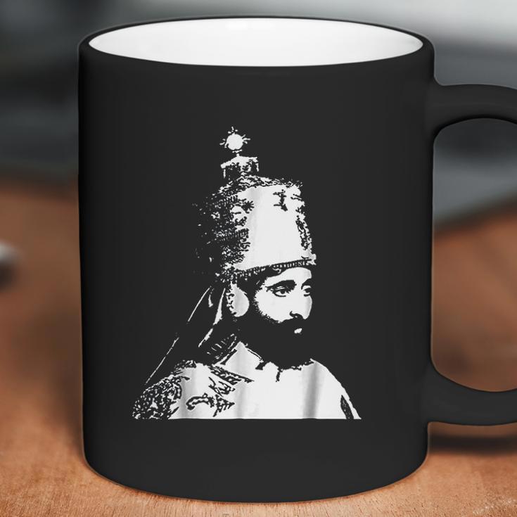 The King Stands Haile Selassie Crown Coffee Mug