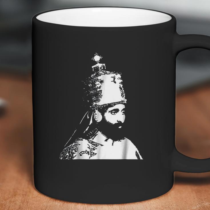 The King Stands Haile Selassie Crown Coffee Mug