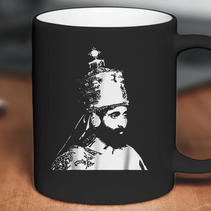 The King Stands Haile Selassie Crown Coffee Mug