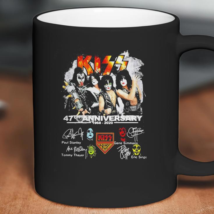 Kiss Band 47Th Anniversary Signatures Coffee Mug