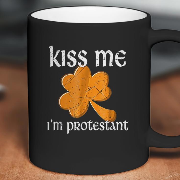 Kiss Me I Am Protestant St Patricks Day Coffee Mug