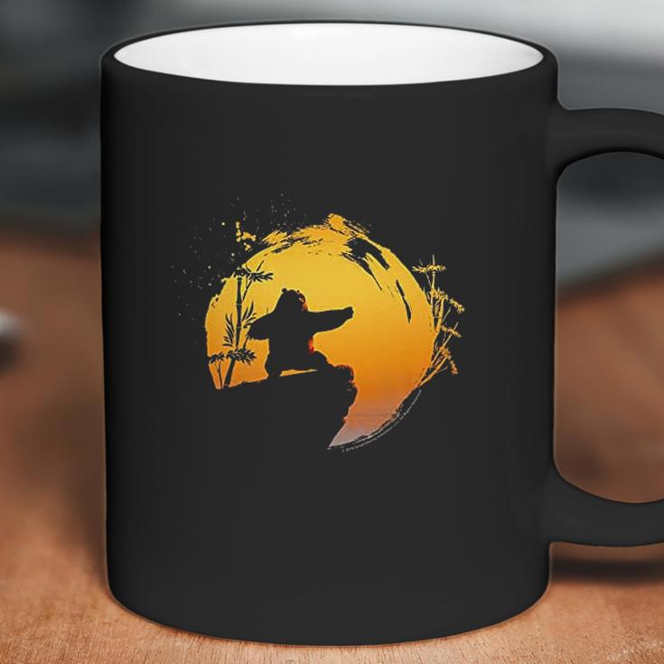 Kung Fu Panda Po Tai Chi Sunset Silhouette Coffee Mug