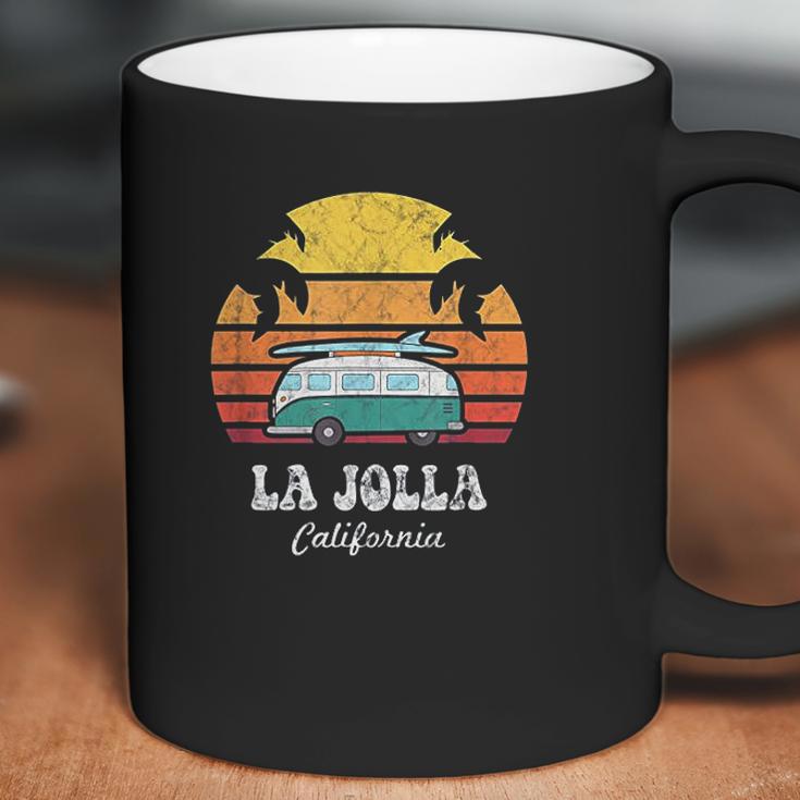 La Jolla Souvenir Retro California Men Women Coffee Mug