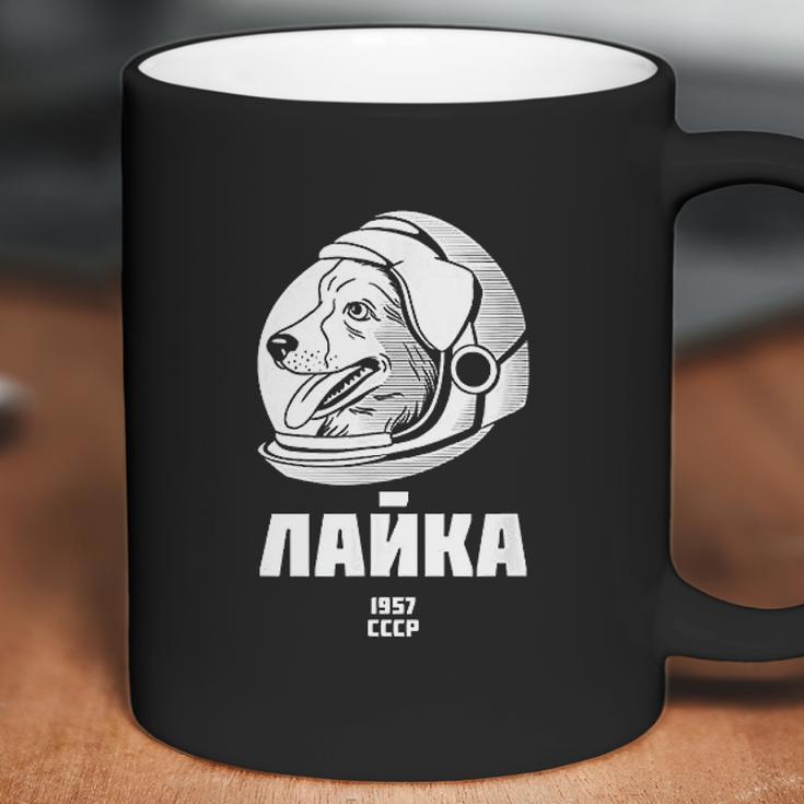 Laika 1957 Space Sputnik Mission Russian Dog Coffee Mug