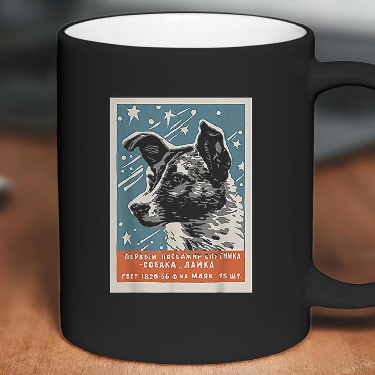 Laika Space Dog Product Vintage Cccp Soviet Russia Ussr Coffee Mug