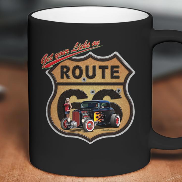 Larry Grossman Licks On Route 66 Coffee Mug