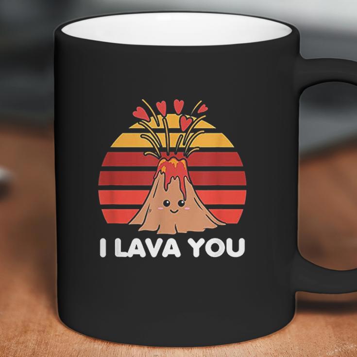 I Lava You Retro Clothing Gift For Him Her Funny Valentine Coffee Mug