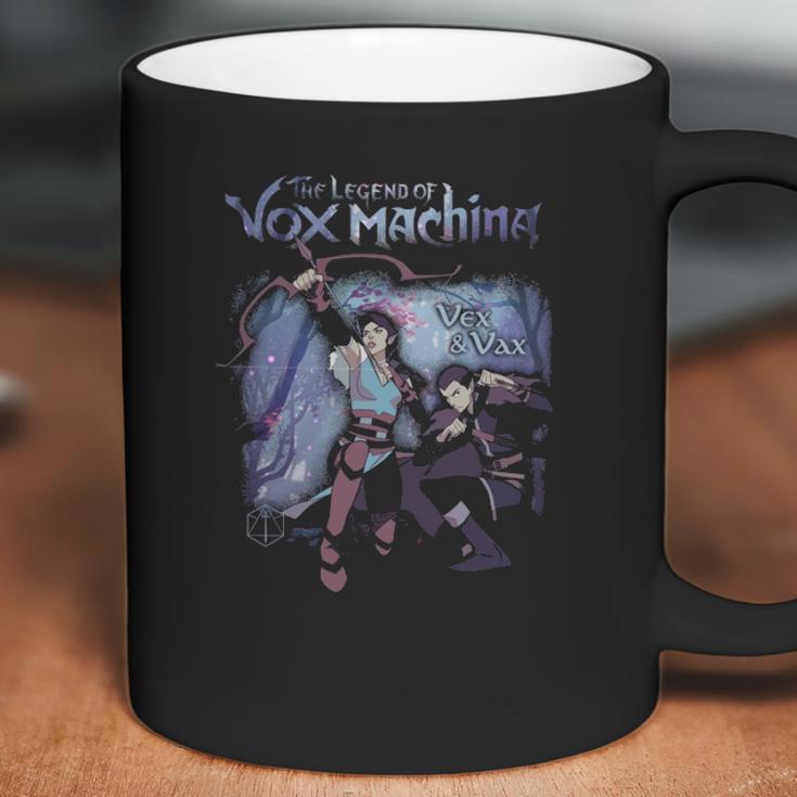 The Legend Of Vox Machina Vex And Vax Forest Scene Coffee Mug