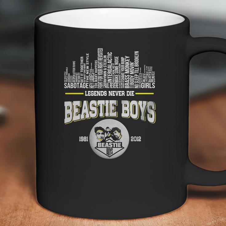 Legends Never Die Beastie Boys 1981-2012 Albums Coffee Mug