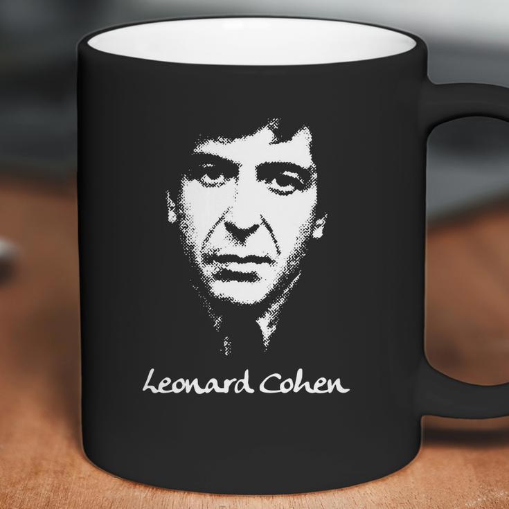 Leonard Cohen Tshirt Coffee Mug