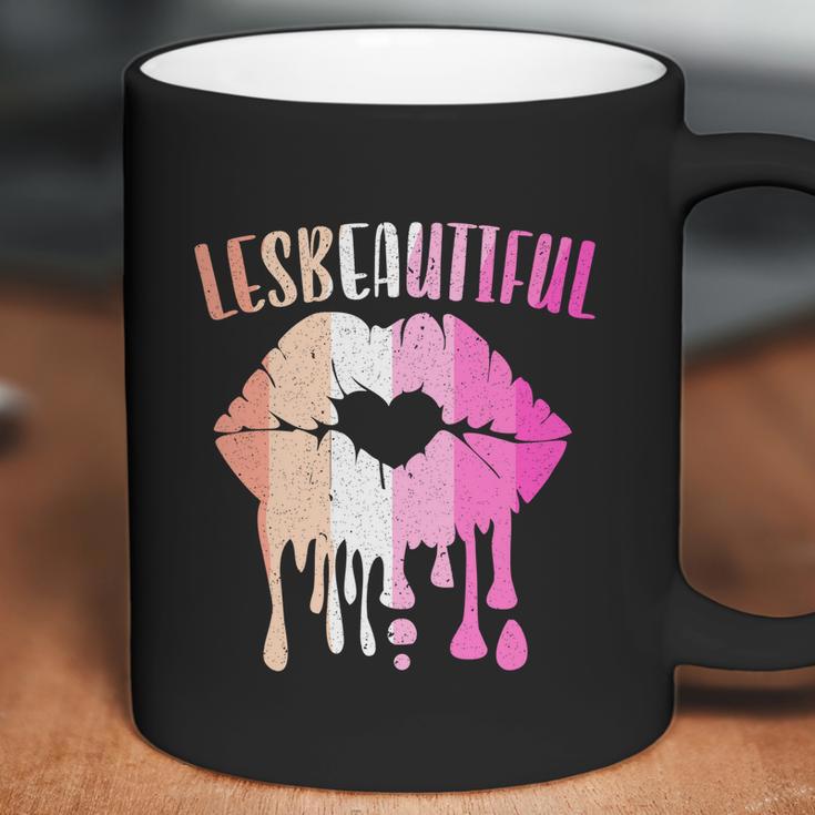 Lesbeatiful Lesbian Lgbtq Member Sexual Diversity Pride Cute Gift Graphic Design Printed Casual Daily Basic Coffee Mug