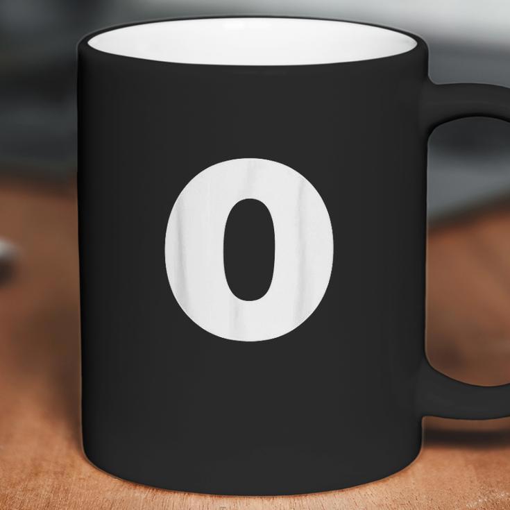 Letter O Capital Alphabet Monogram Initial Coffee Mug