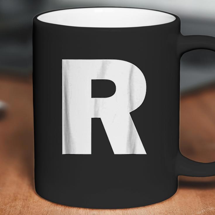 Letter R Alphabet Capital Initial Spell Word Coffee Mug