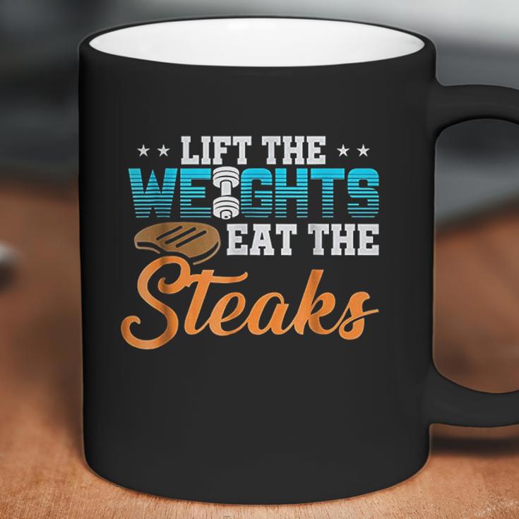 Lift Weight Eat Steaks Meat Eater Carnivore Lifting Coffee Mug