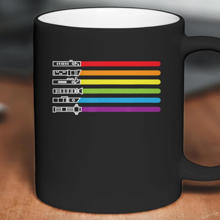 Light Sword Rainbow Pride Saber Lgbt Pride Month Coffee Mug