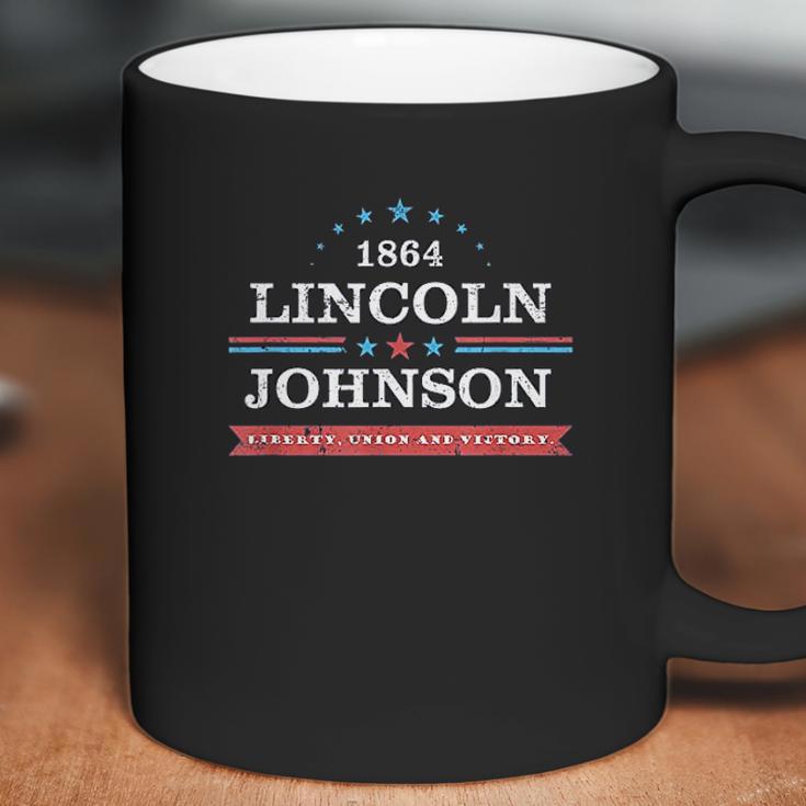 Lincoln Johnson Funny Presidential Campaign 1864 Coffee Mug