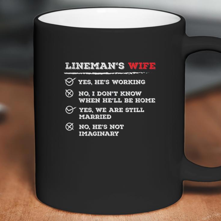 Lineman Wife American Electrician Cable Coffee Mug