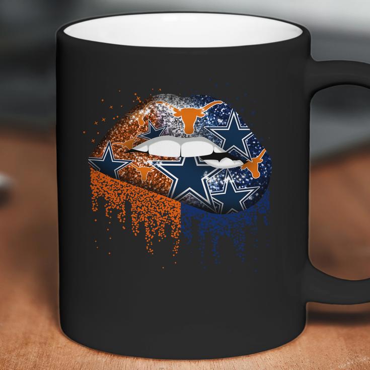 Lip Texas Longhorns And Dallas Cowboys Shirt Mf Coffee Mug