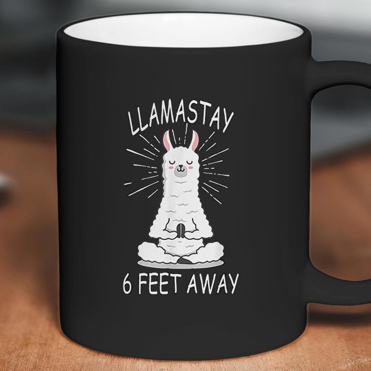 Llama Stay 6 Feet Away Funny Llama Social Distancing Coffee Mug