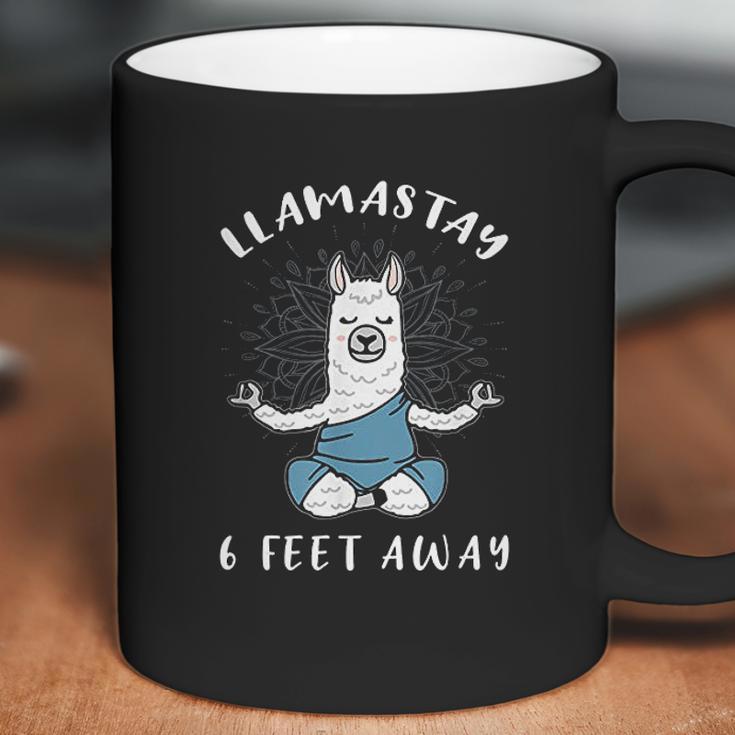 Llamastay 6 Feet Away Funny Llama Social Distancing Humour Coffee Mug