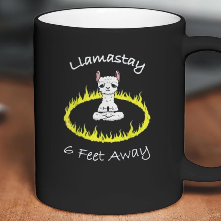 Llamastay 6 Feet Away Funny Llama Stay Social Distancing Coffee Mug