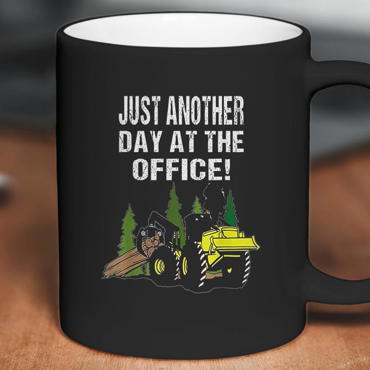 Logging Skidder Driver Diesel Just Another Day At The Office Coffee Mug