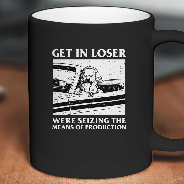 Get In Loser Karl Marx Product Communism Meme Coffee Mug