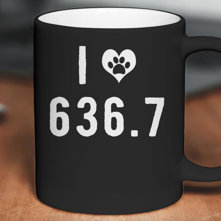 I Love 6367 Dogs Funny Dewey Decimal Coffee Mug