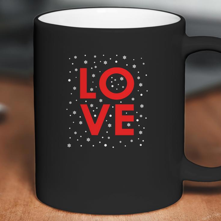 Love - Christmas - Santa Claus - Snow - Snowflakes Coffee Mug