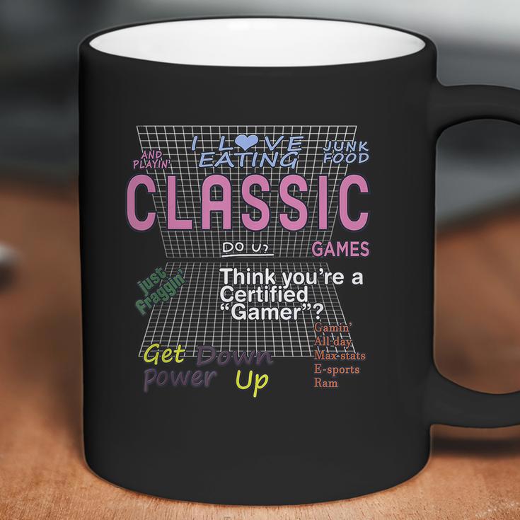 I Love Eating Junk Food And Playing Classic Game T-Shirt Coffee Mug