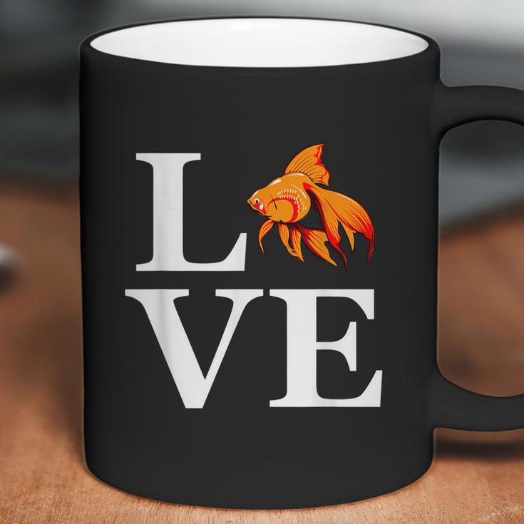 I Love Goldfish Retro Goldfish Keeper Aquarium Hobby Coffee Mug