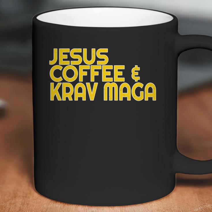 I Love Jesus Coffee Krav Maga Mixed Mma Sparring Tee Coffee Mug