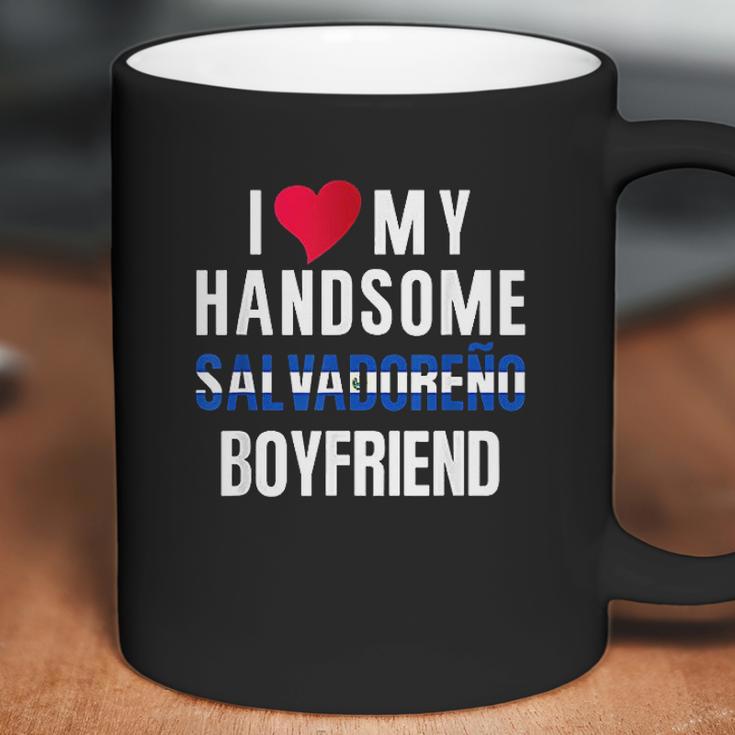 I Love My Salvadorian Boyfriend Camisa El Salvador Flag Coffee Mug