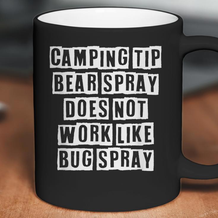 Lovely Funny Cool Sarcastic Camping Tip Bear Spray Does Not Coffee Mug