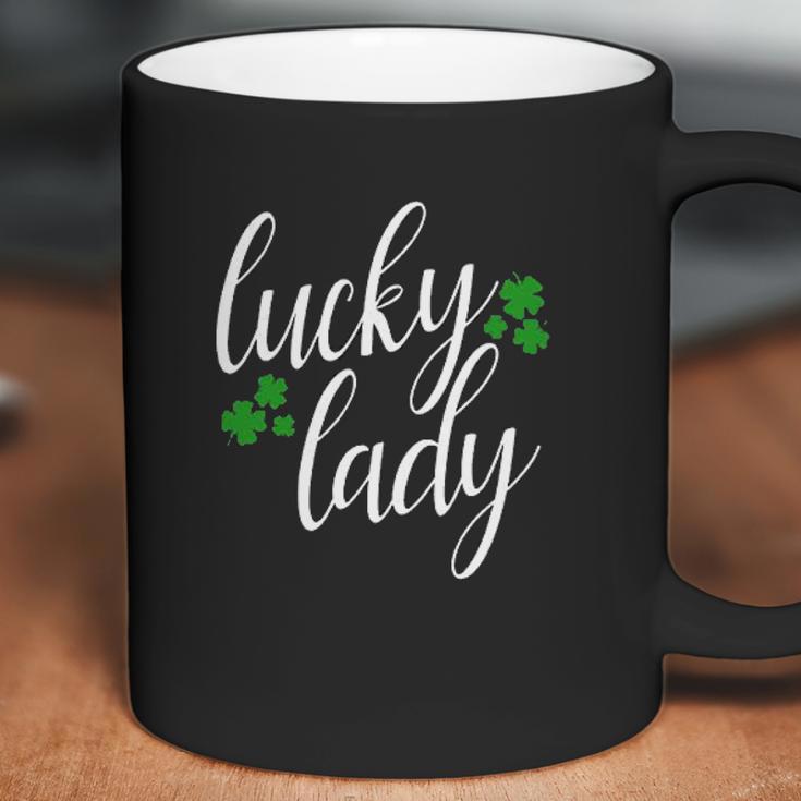 Lucky Lady St Patricks Day Dark Heather Coffee Mug