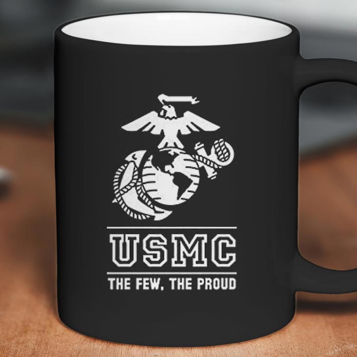 Lucky Ride Marines Usmc The Few The Proud White Emblem Coffee Mug