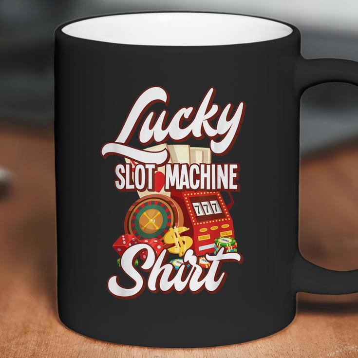 Lucky Slot Machine Casino Las Vegas Gambling Coffee Mug