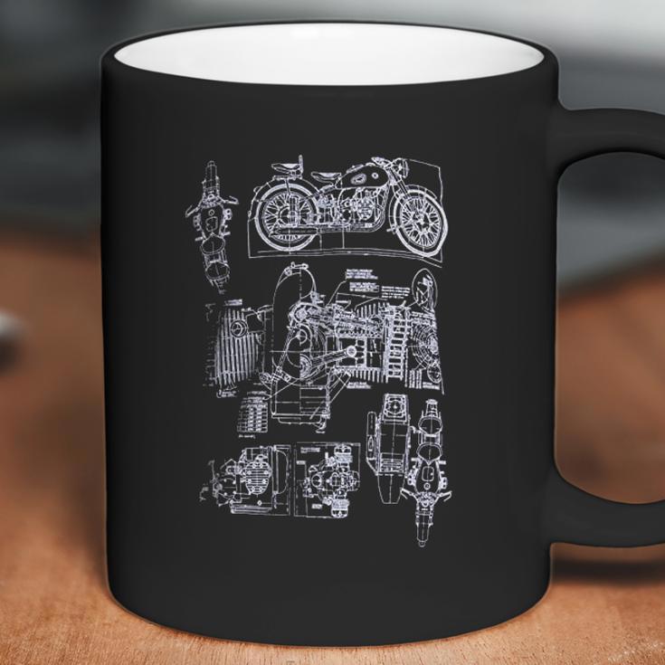 M-72 Motorcycle Engine Blow Out Diagram Coffee Mug