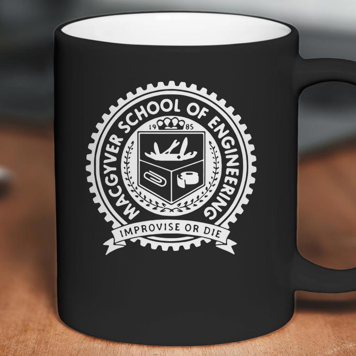 Macgyver School Of Engineering Improvise Or Die Coffee Mug