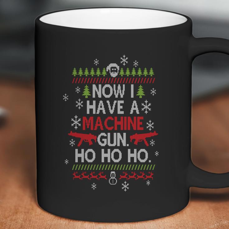 Now I Have A Machine Gun Ho Ho Ho Funny Christmas Coffee Mug