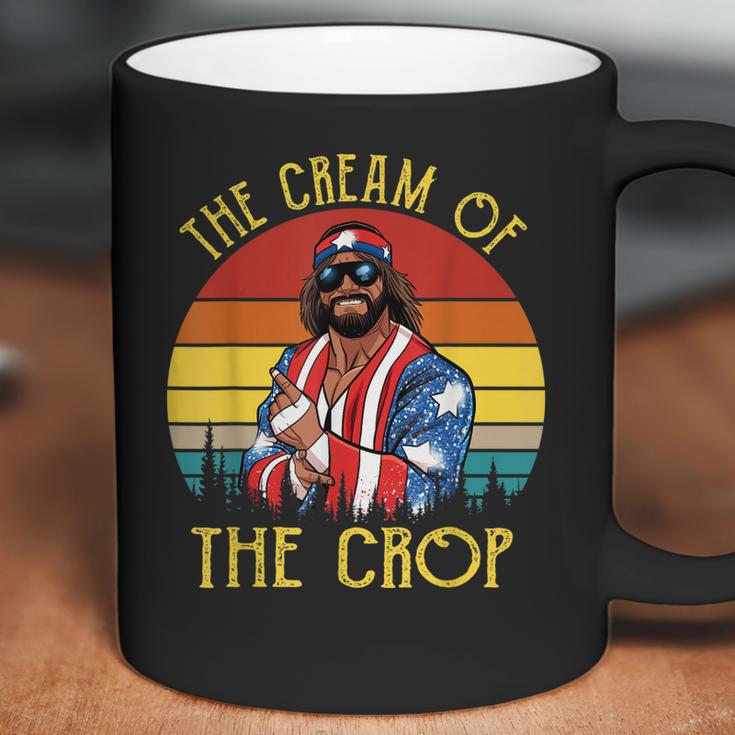 Macho-The Cream Of The Crop Wrestling Funny Retro Vintage Coffee Mug