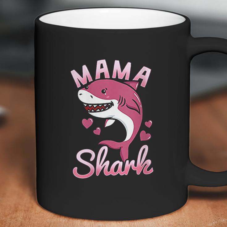 Mama Shark Mommy Shark Lover Family Matching Birthday Coffee Mug