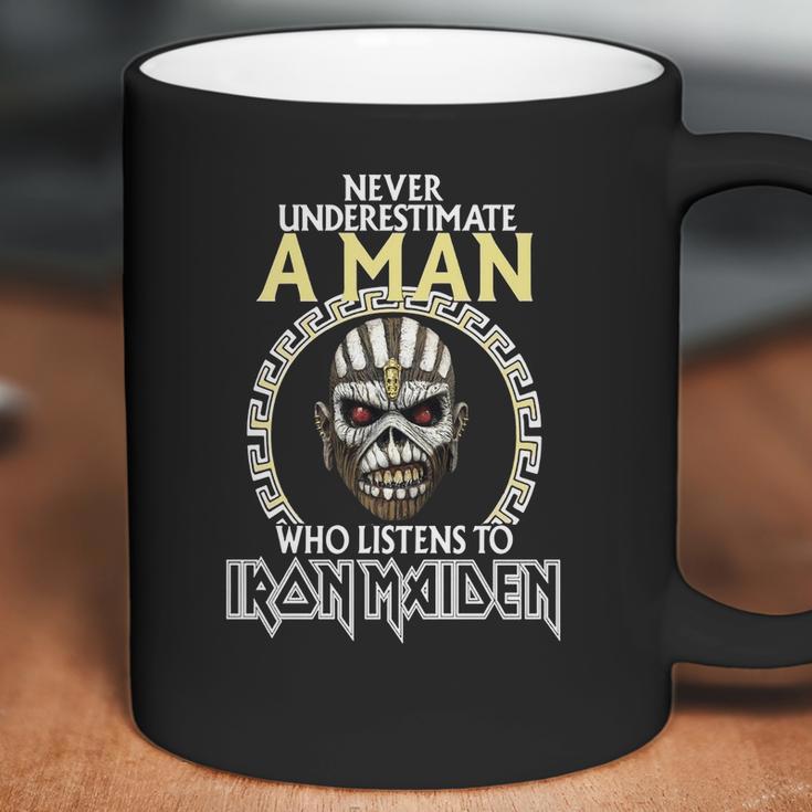 A Man Who Listen To Iron Maiden Coffee Mug